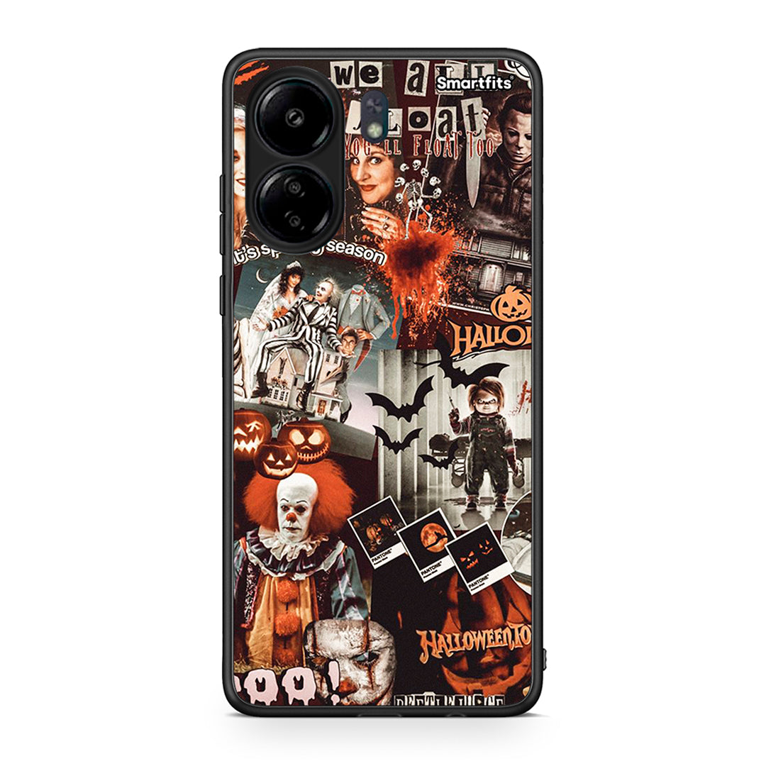 Xiaomi Redmi 13C Halloween Spooky Season Θήκη από τη Smartfits με σχέδιο στο πίσω μέρος και μαύρο περίβλημα | Smartphone case with colorful back and black bezels by Smartfits