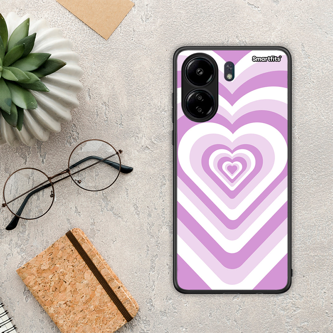 Lilac Hearts - Xiaomi Redmi 13c case