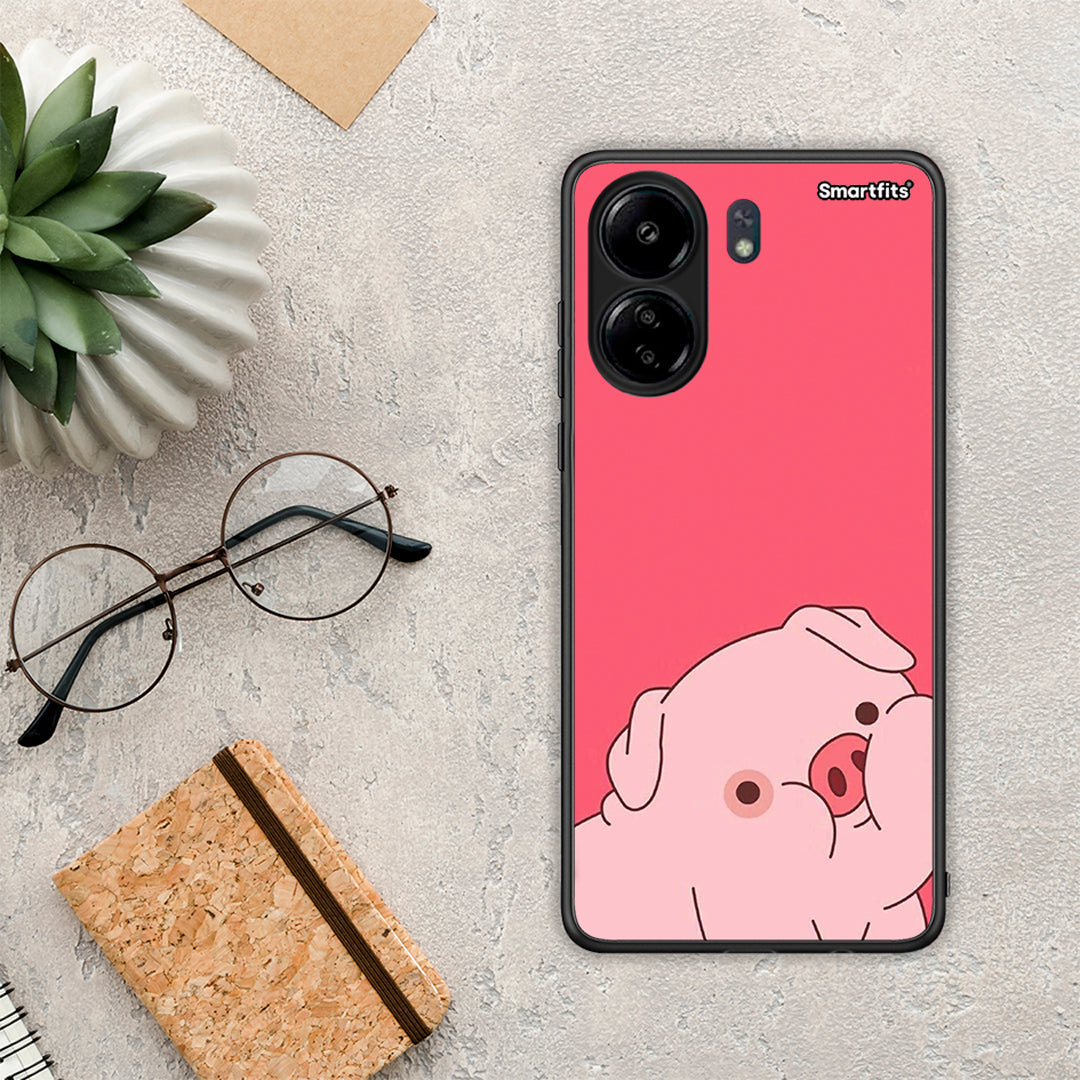 220 Pig Love 1 - Xiaomi Redmi 13C θήκη