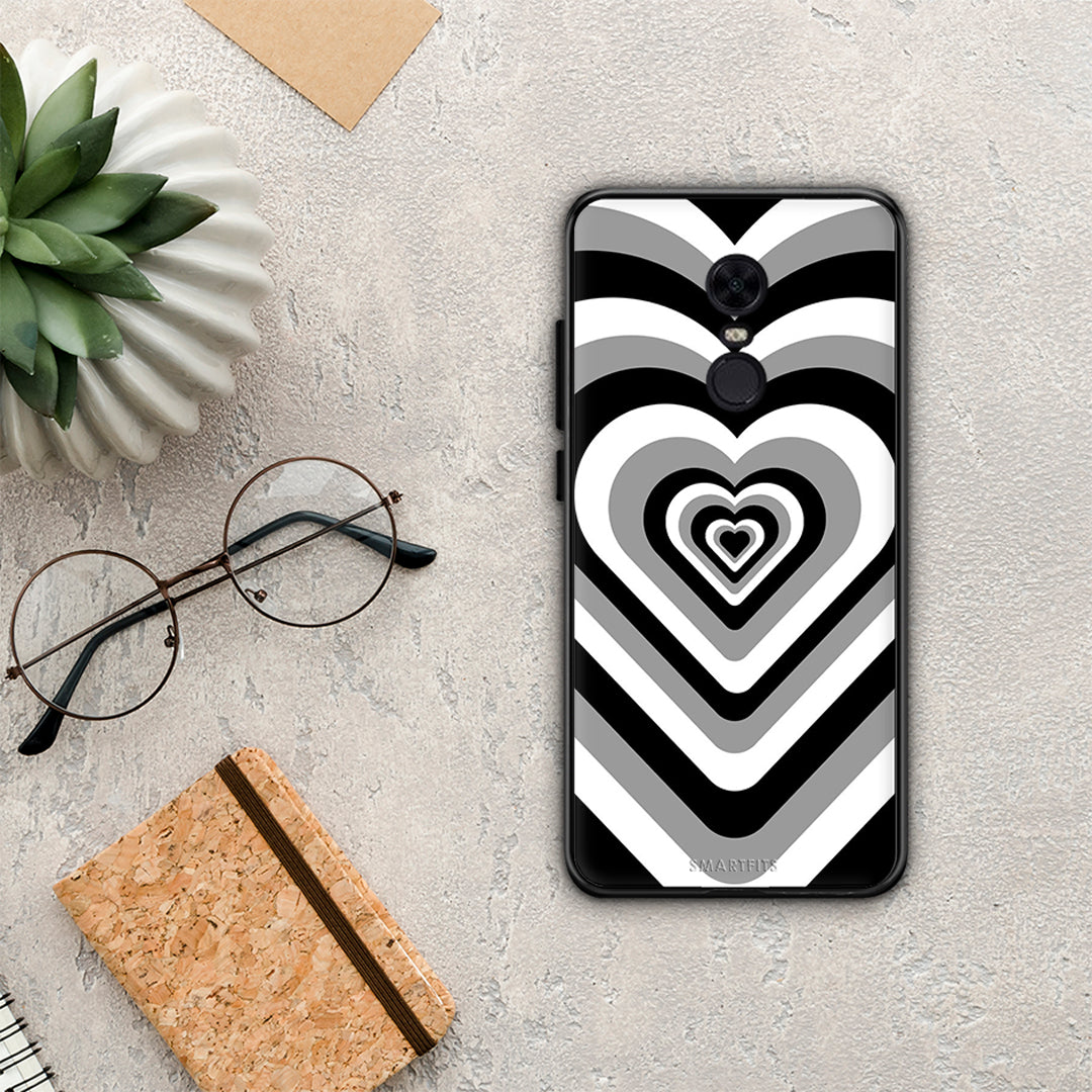 Black Hearts - Xiaomi Redmi 5 Plus case