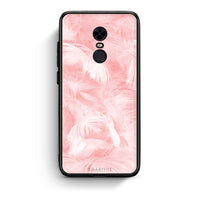Thumbnail for 33 - Xiaomi Redmi 5 Plus  Pink Feather Boho case, cover, bumper