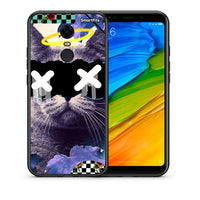 Thumbnail for Θήκη Xiaomi Redmi 5 Plus Cat Collage από τη Smartfits με σχέδιο στο πίσω μέρος και μαύρο περίβλημα | Xiaomi Redmi 5 Plus Cat Collage case with colorful back and black bezels