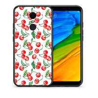 Thumbnail for Θήκη Xiaomi Redmi 5 Plus Cherry Summer από τη Smartfits με σχέδιο στο πίσω μέρος και μαύρο περίβλημα | Xiaomi Redmi 5 Plus Cherry Summer case with colorful back and black bezels