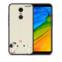 Thumbnail for Θήκη Xiaomi Redmi 5 Plus Dalmatians Love από τη Smartfits με σχέδιο στο πίσω μέρος και μαύρο περίβλημα | Xiaomi Redmi 5 Plus Dalmatians Love case with colorful back and black bezels