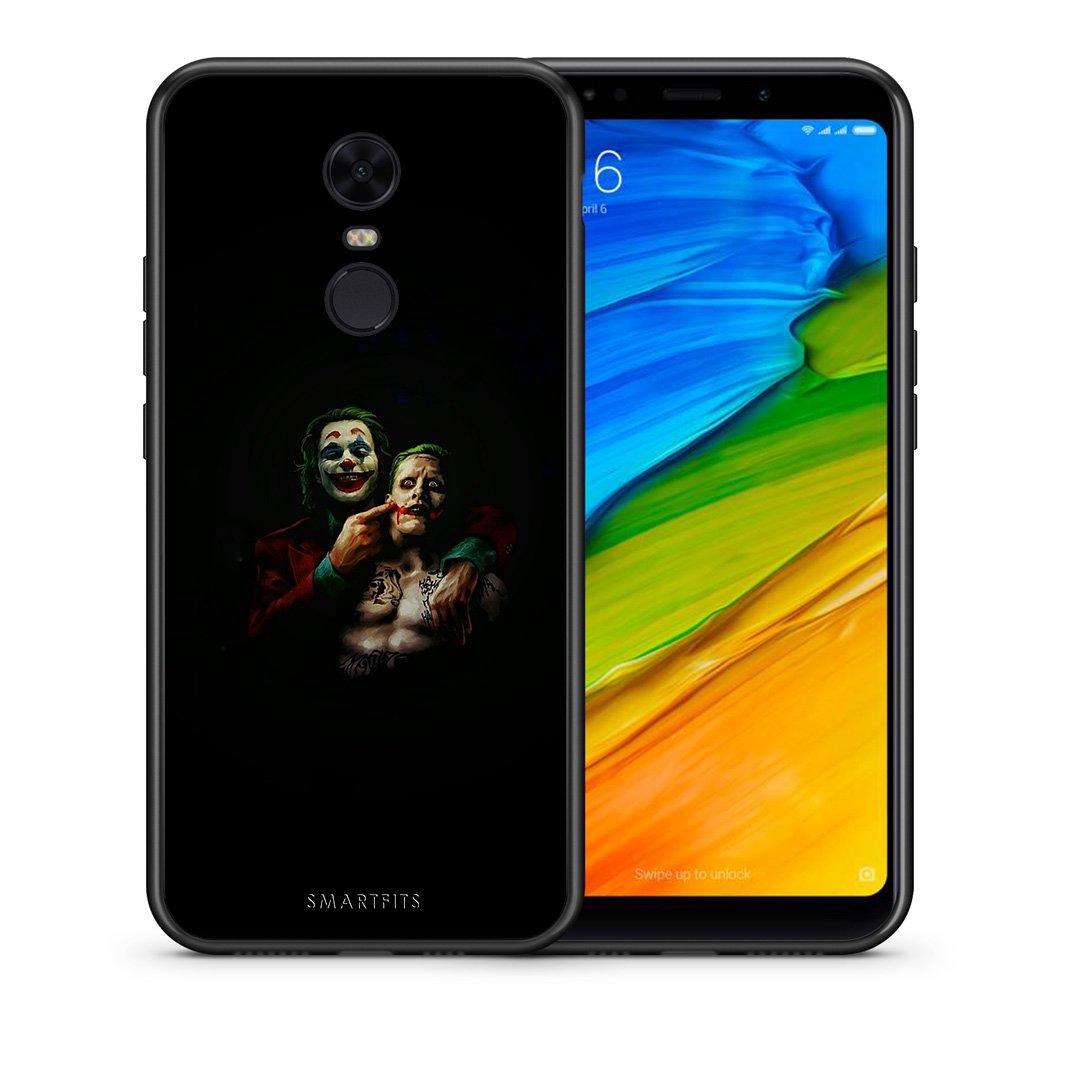 Θήκη Xiaomi Redmi 5 Plus Clown Hero από τη Smartfits με σχέδιο στο πίσω μέρος και μαύρο περίβλημα | Xiaomi Redmi 5 Plus Clown Hero case with colorful back and black bezels