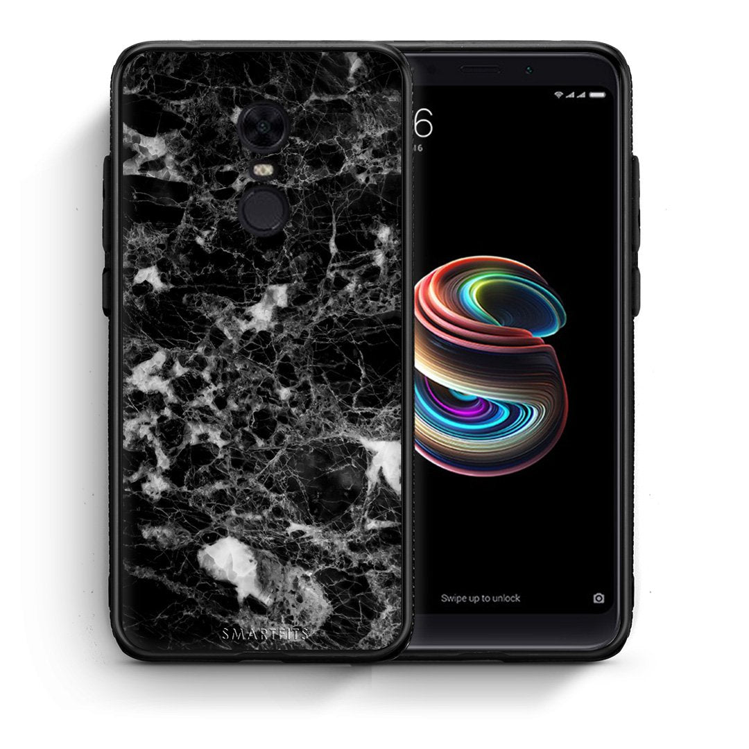 Θήκη Xiaomi Redmi 5 Plus Male Marble από τη Smartfits με σχέδιο στο πίσω μέρος και μαύρο περίβλημα | Xiaomi Redmi 5 Plus Male Marble case with colorful back and black bezels