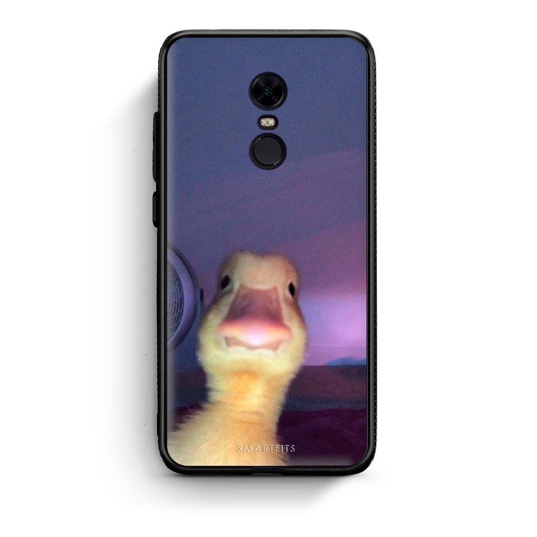 Xiaomi Redmi 5 Plus Meme Duck θήκη από τη Smartfits με σχέδιο στο πίσω μέρος και μαύρο περίβλημα | Smartphone case with colorful back and black bezels by Smartfits