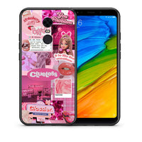 Thumbnail for Θήκη Αγίου Βαλεντίνου Xiaomi Redmi 5 Plus Pink Love από τη Smartfits με σχέδιο στο πίσω μέρος και μαύρο περίβλημα | Xiaomi Redmi 5 Plus Pink Love case with colorful back and black bezels