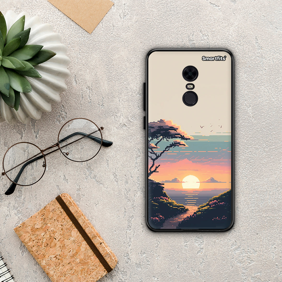 Pixel Sunset - Xiaomi Redmi 5 Plus θήκη