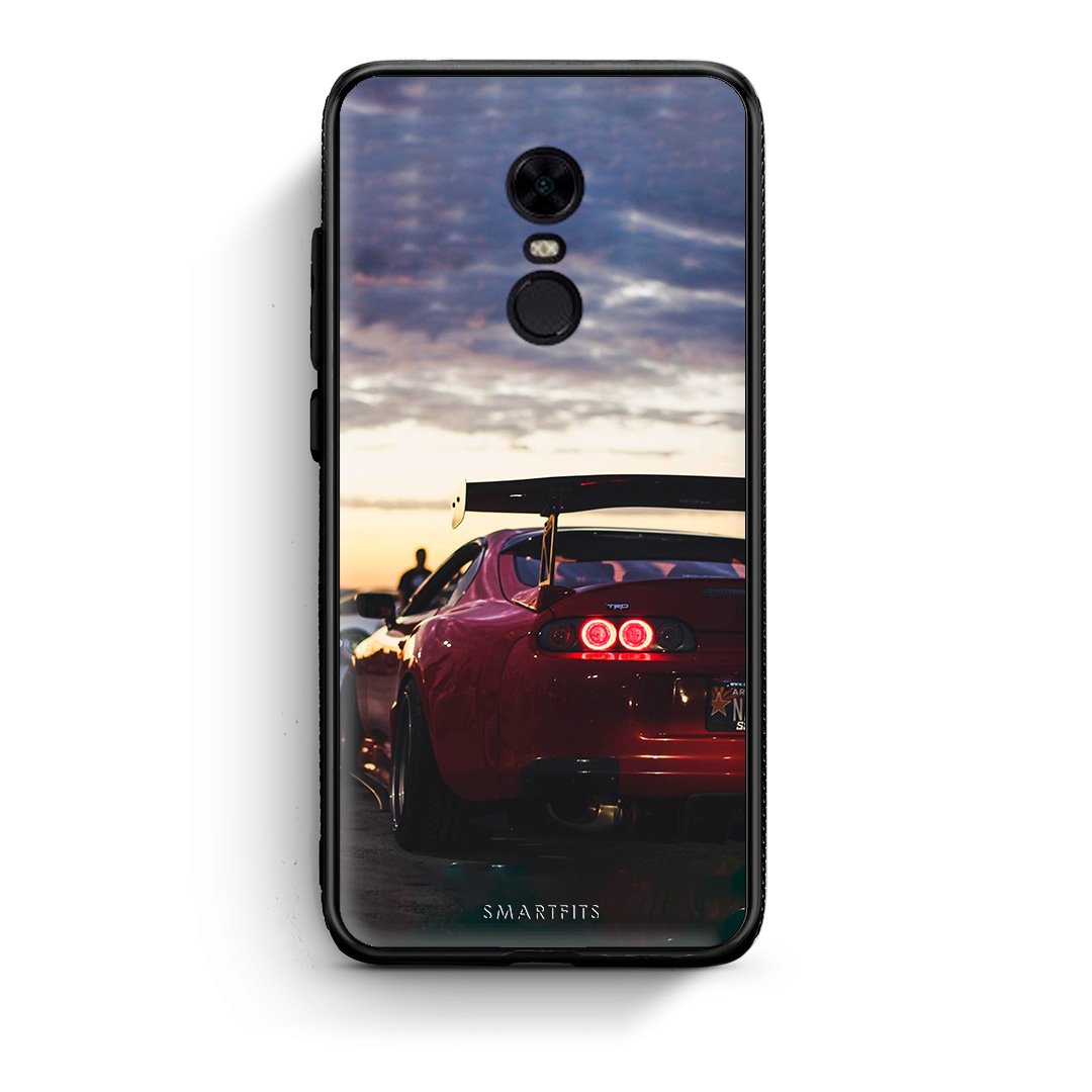 Xiaomi Redmi 5 Plus Racing Supra θήκη από τη Smartfits με σχέδιο στο πίσω μέρος και μαύρο περίβλημα | Smartphone case with colorful back and black bezels by Smartfits