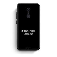Thumbnail for Xiaomi Redmi 5 Plus Salute θήκη από τη Smartfits με σχέδιο στο πίσω μέρος και μαύρο περίβλημα | Smartphone case with colorful back and black bezels by Smartfits