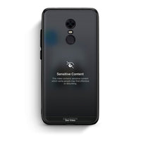 Thumbnail for Xiaomi Redmi 5 Plus Sensitive Content θήκη από τη Smartfits με σχέδιο στο πίσω μέρος και μαύρο περίβλημα | Smartphone case with colorful back and black bezels by Smartfits