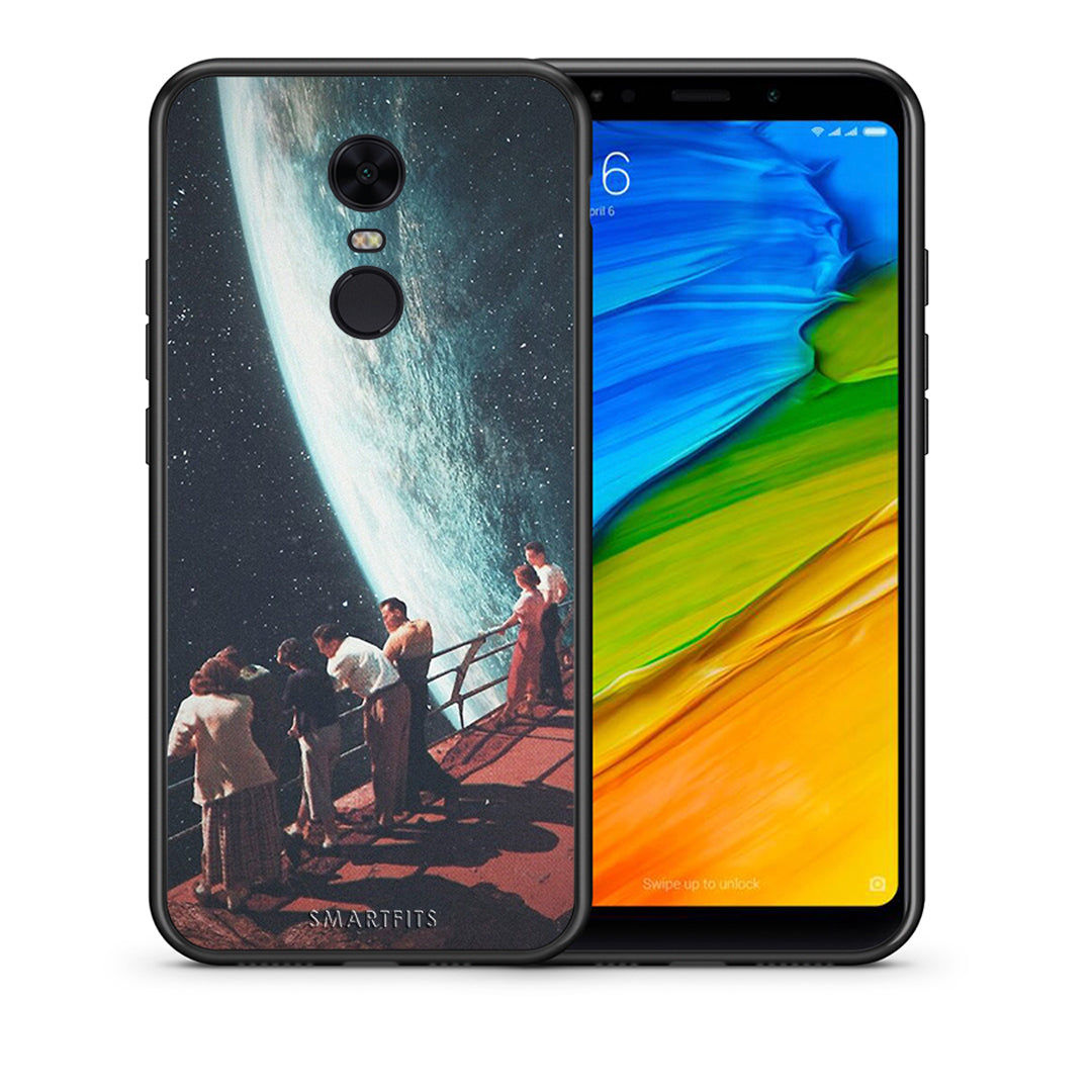 Θήκη Xiaomi Redmi 5 Plus Surreal View από τη Smartfits με σχέδιο στο πίσω μέρος και μαύρο περίβλημα | Xiaomi Redmi 5 Plus Surreal View case with colorful back and black bezels