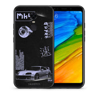 Thumbnail for Θήκη Αγίου Βαλεντίνου Xiaomi Redmi 5 Plus Tokyo Drift από τη Smartfits με σχέδιο στο πίσω μέρος και μαύρο περίβλημα | Xiaomi Redmi 5 Plus Tokyo Drift case with colorful back and black bezels