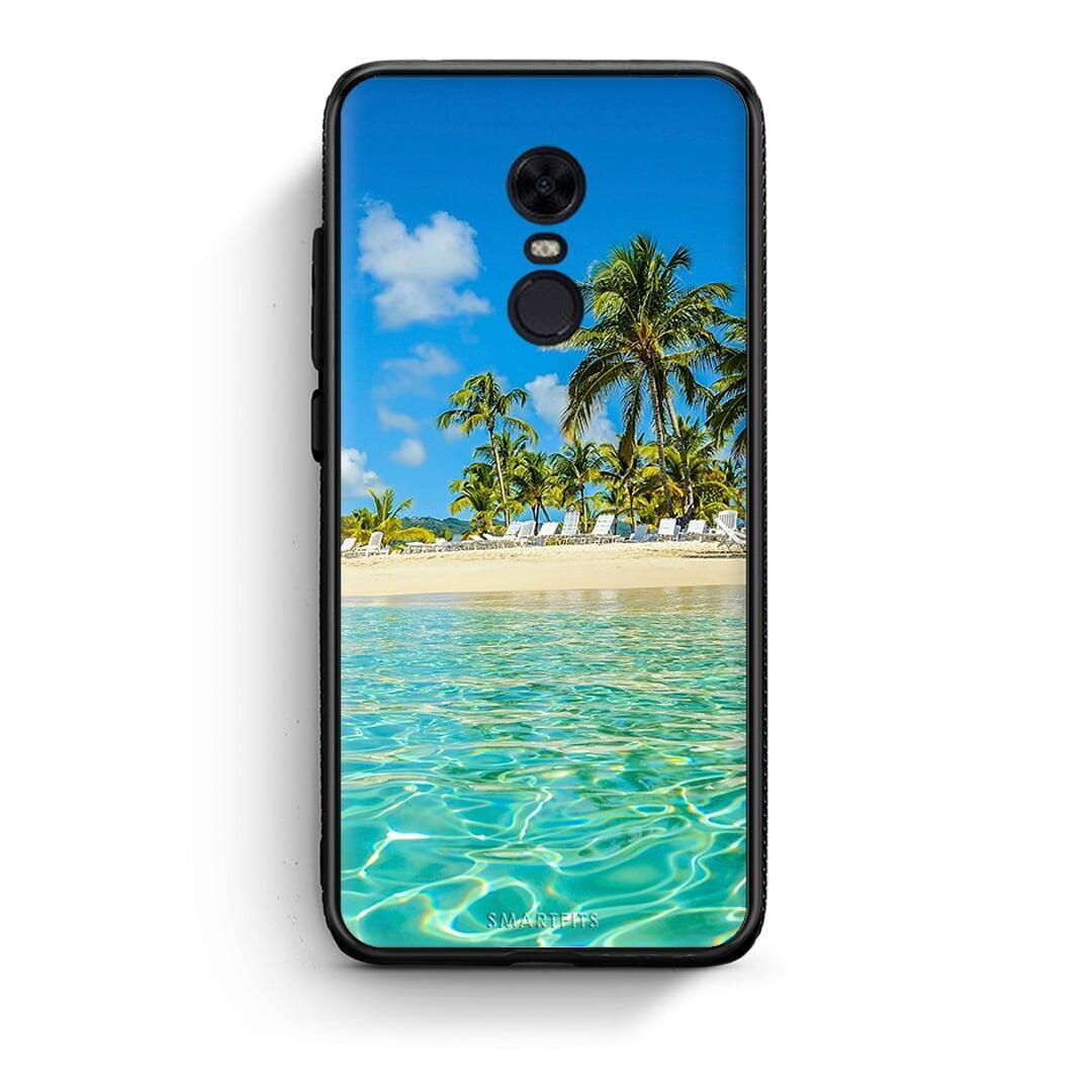 Xiaomi Redmi 5 Plus Tropical Vibes Θήκη από τη Smartfits με σχέδιο στο πίσω μέρος και μαύρο περίβλημα | Smartphone case with colorful back and black bezels by Smartfits