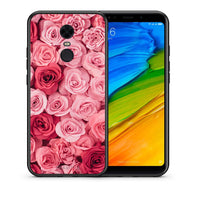 Thumbnail for Θήκη Xiaomi Redmi 5 Plus RoseGarden Valentine από τη Smartfits με σχέδιο στο πίσω μέρος και μαύρο περίβλημα | Xiaomi Redmi 5 Plus RoseGarden Valentine case with colorful back and black bezels