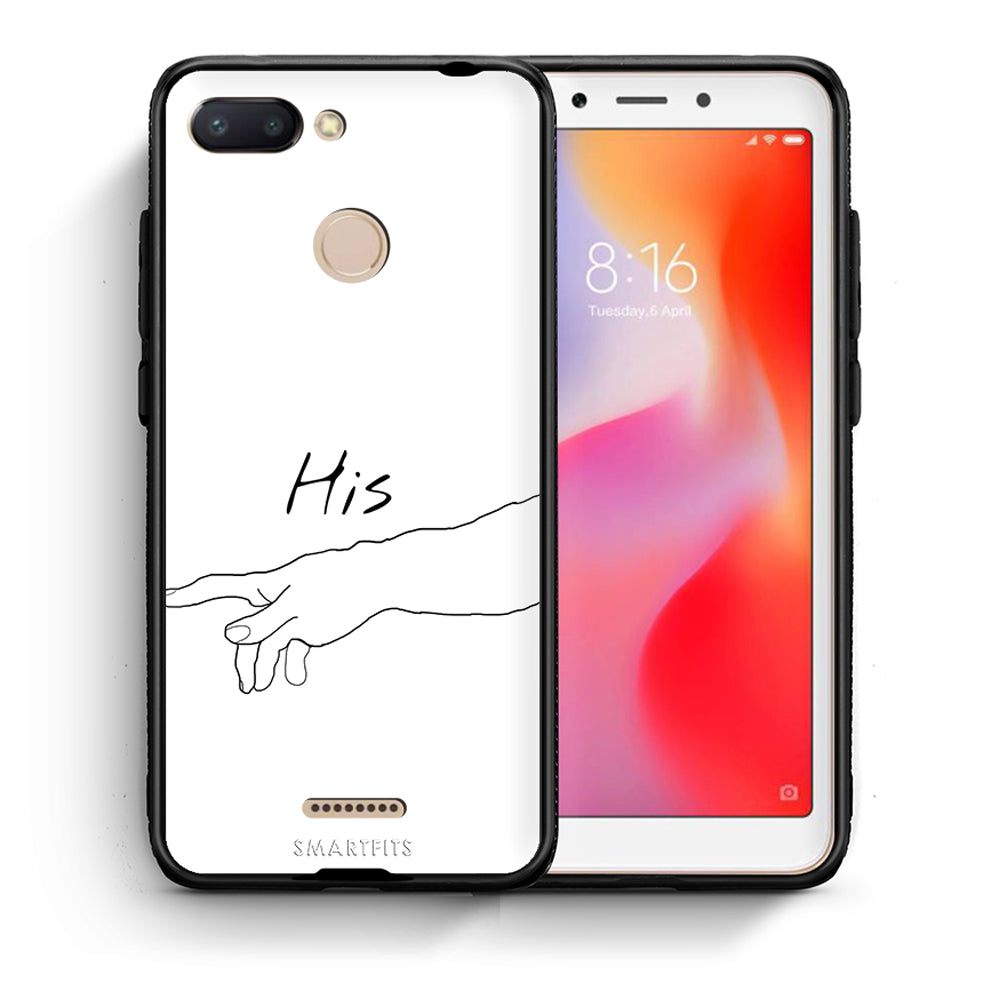 Θήκη Αγίου Βαλεντίνου Xiaomi Redmi 6 Aeshetic Love 2 από τη Smartfits με σχέδιο στο πίσω μέρος και μαύρο περίβλημα | Xiaomi Redmi 6 Aeshetic Love 2 case with colorful back and black bezels