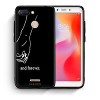Thumbnail for Θήκη Αγίου Βαλεντίνου Xiaomi Redmi 6 Always & Forever 2 από τη Smartfits με σχέδιο στο πίσω μέρος και μαύρο περίβλημα | Xiaomi Redmi 6 Always & Forever 2 case with colorful back and black bezels