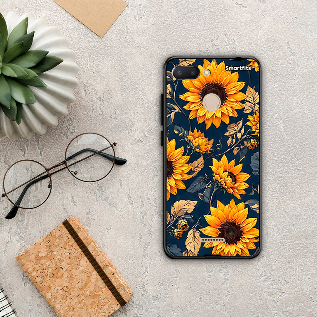 Autumn Sunflowers - Xiaomi Redmi 6 case