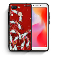 Thumbnail for Θήκη Xiaomi Redmi 6 Candy Cane από τη Smartfits με σχέδιο στο πίσω μέρος και μαύρο περίβλημα | Xiaomi Redmi 6 Candy Cane case with colorful back and black bezels