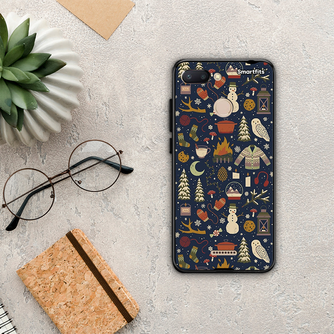 Christmas Elements - Xiaomi Redmi 6 case