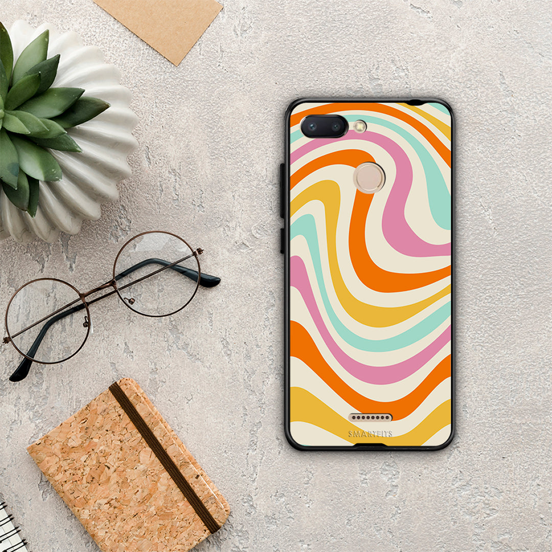 Colorful Waves - Xiaomi Redmi 6 case