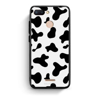 Thumbnail for Xiaomi Redmi 6 Cow Print θήκη από τη Smartfits με σχέδιο στο πίσω μέρος και μαύρο περίβλημα | Smartphone case with colorful back and black bezels by Smartfits