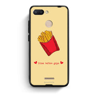 Thumbnail for Xiaomi Redmi 6 Fries Before Guys Θήκη Αγίου Βαλεντίνου από τη Smartfits με σχέδιο στο πίσω μέρος και μαύρο περίβλημα | Smartphone case with colorful back and black bezels by Smartfits