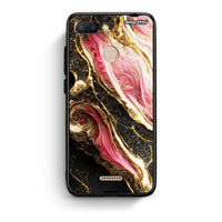 Thumbnail for Xiaomi Redmi 6 Glamorous Pink Marble θήκη από τη Smartfits με σχέδιο στο πίσω μέρος και μαύρο περίβλημα | Smartphone case with colorful back and black bezels by Smartfits