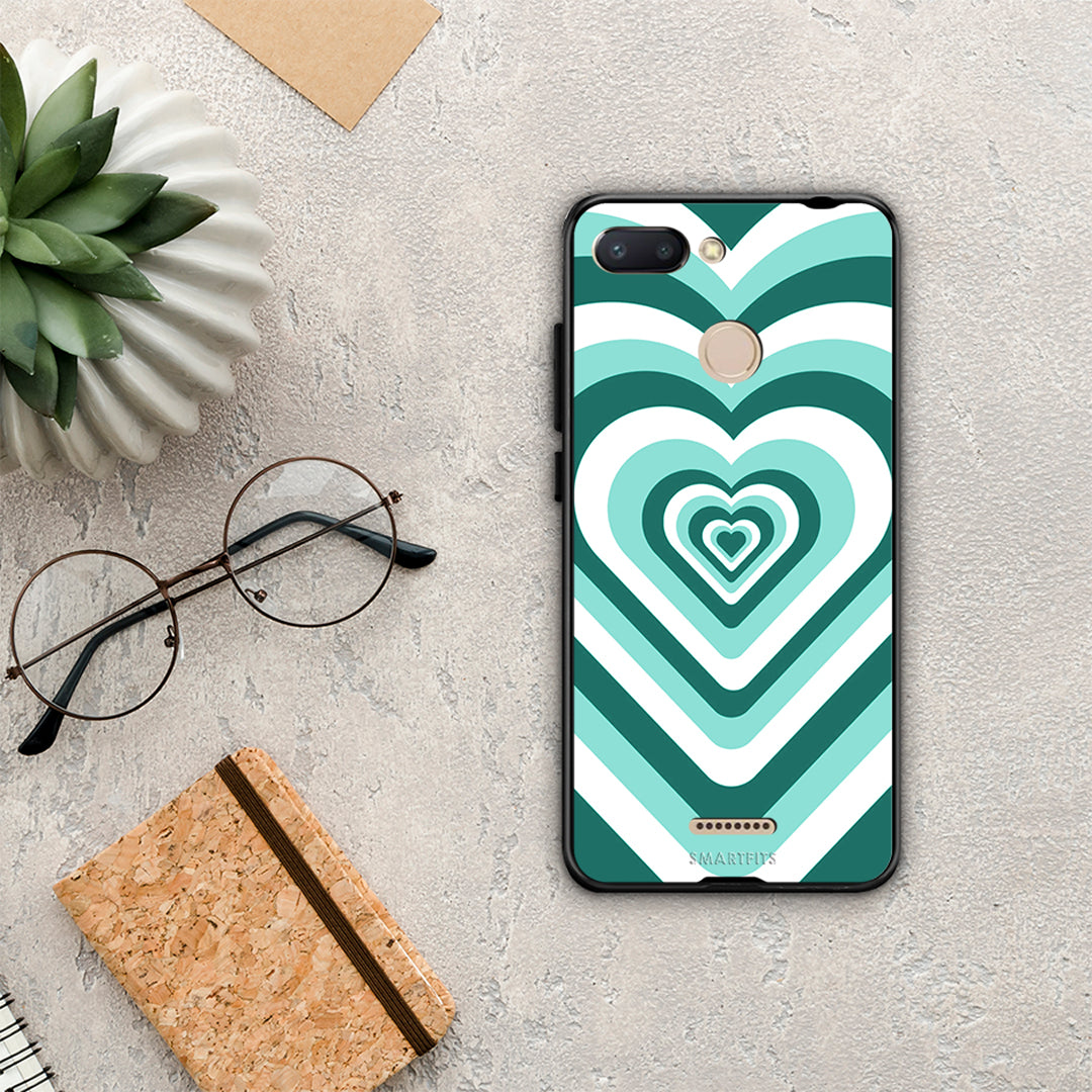 Green Hearts - Xiaomi Redmi 6 case