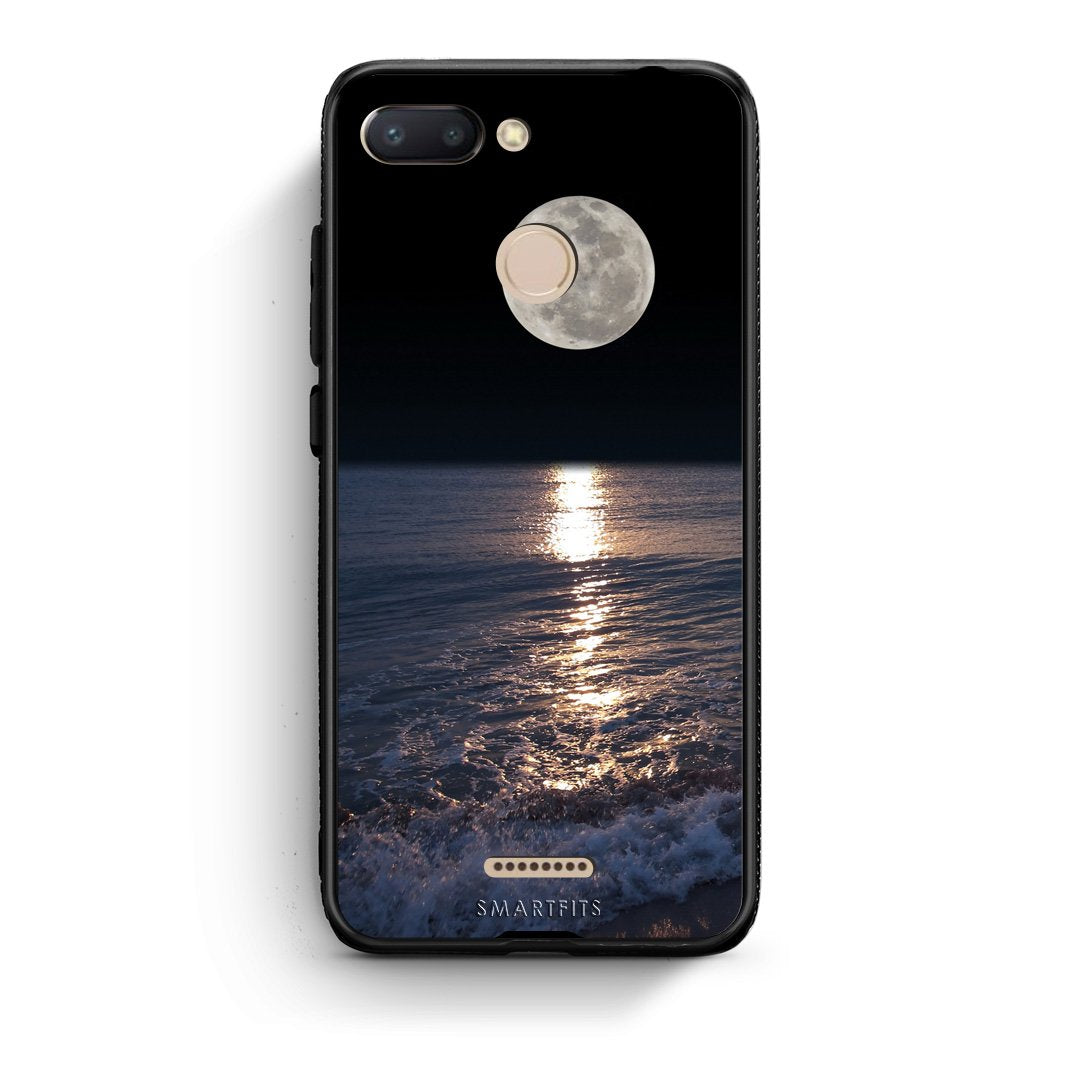 4 - Xiaomi Redmi 6 Moon Landscape case, cover, bumper