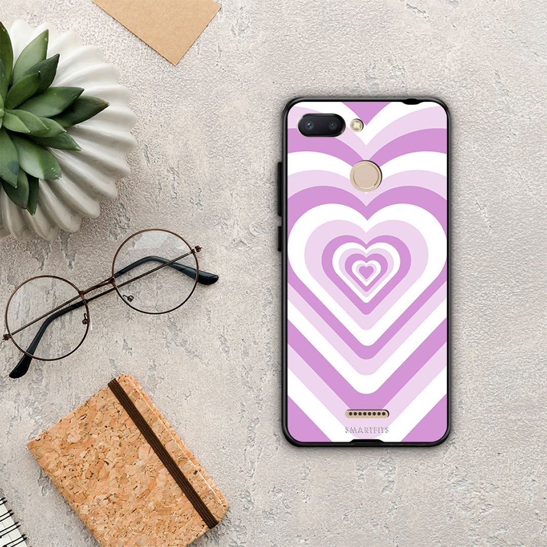 Lilac Hearts - Xiaomi Redmi 6 θήκη
