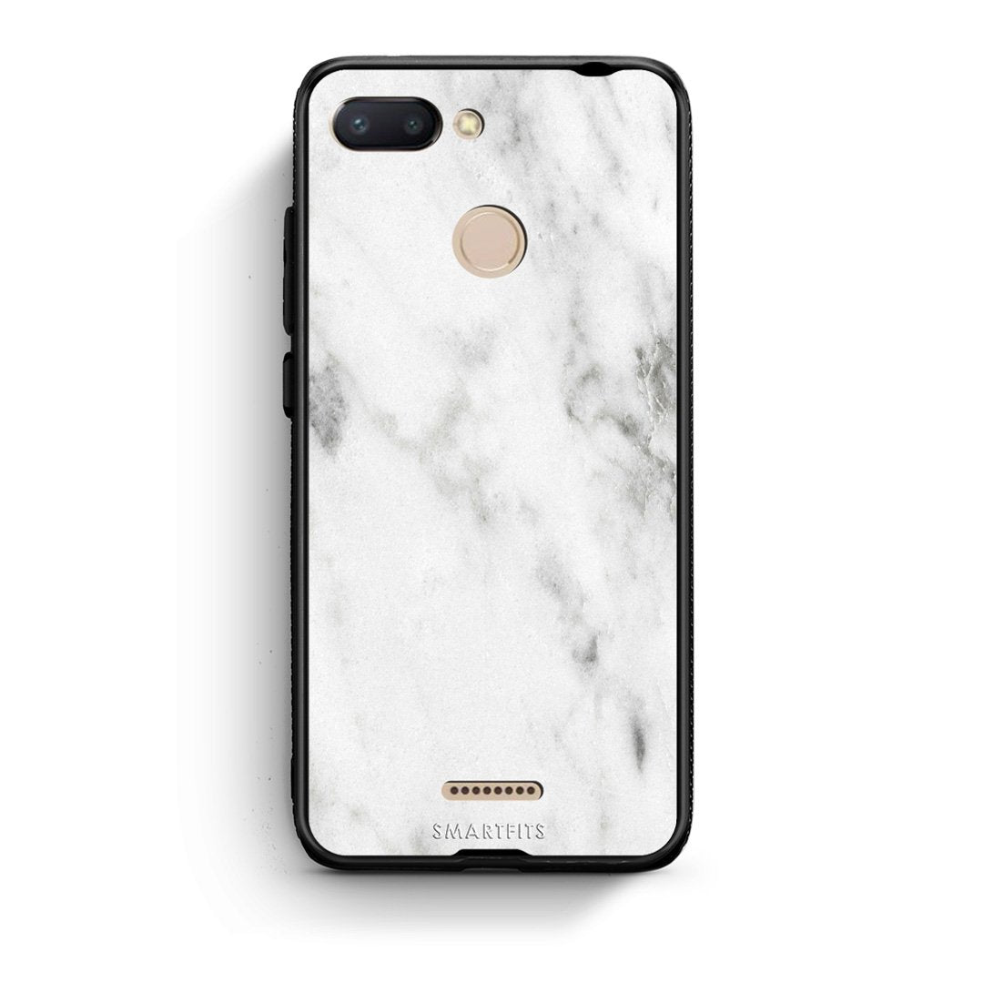 2 - Xiaomi Redmi 6  White marble case, cover, bumper