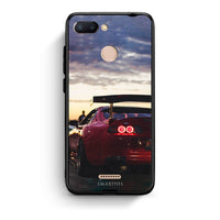 Thumbnail for Xiaomi Redmi 6 Racing Supra θήκη από τη Smartfits με σχέδιο στο πίσω μέρος και μαύρο περίβλημα | Smartphone case with colorful back and black bezels by Smartfits