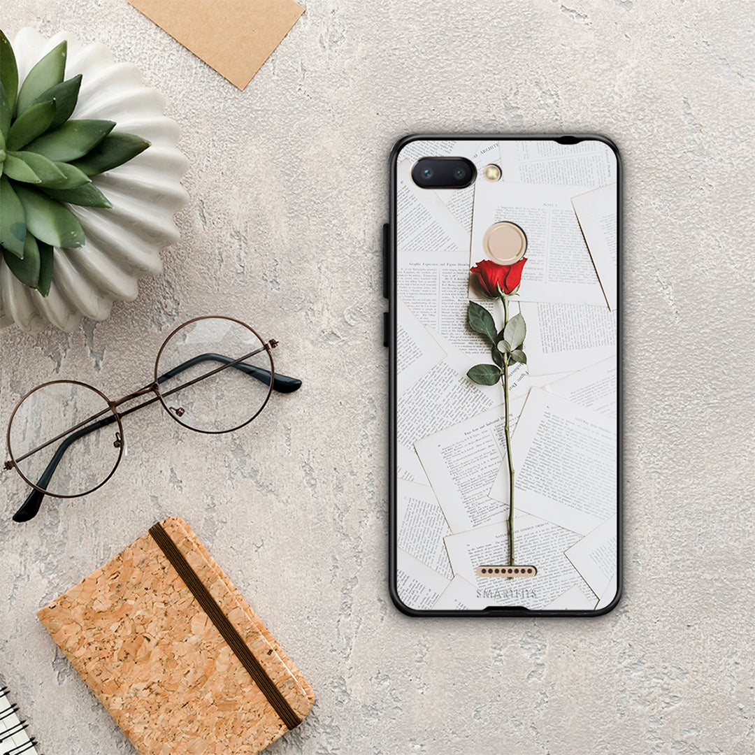 Red Rose - Xiaomi Redmi 6 case