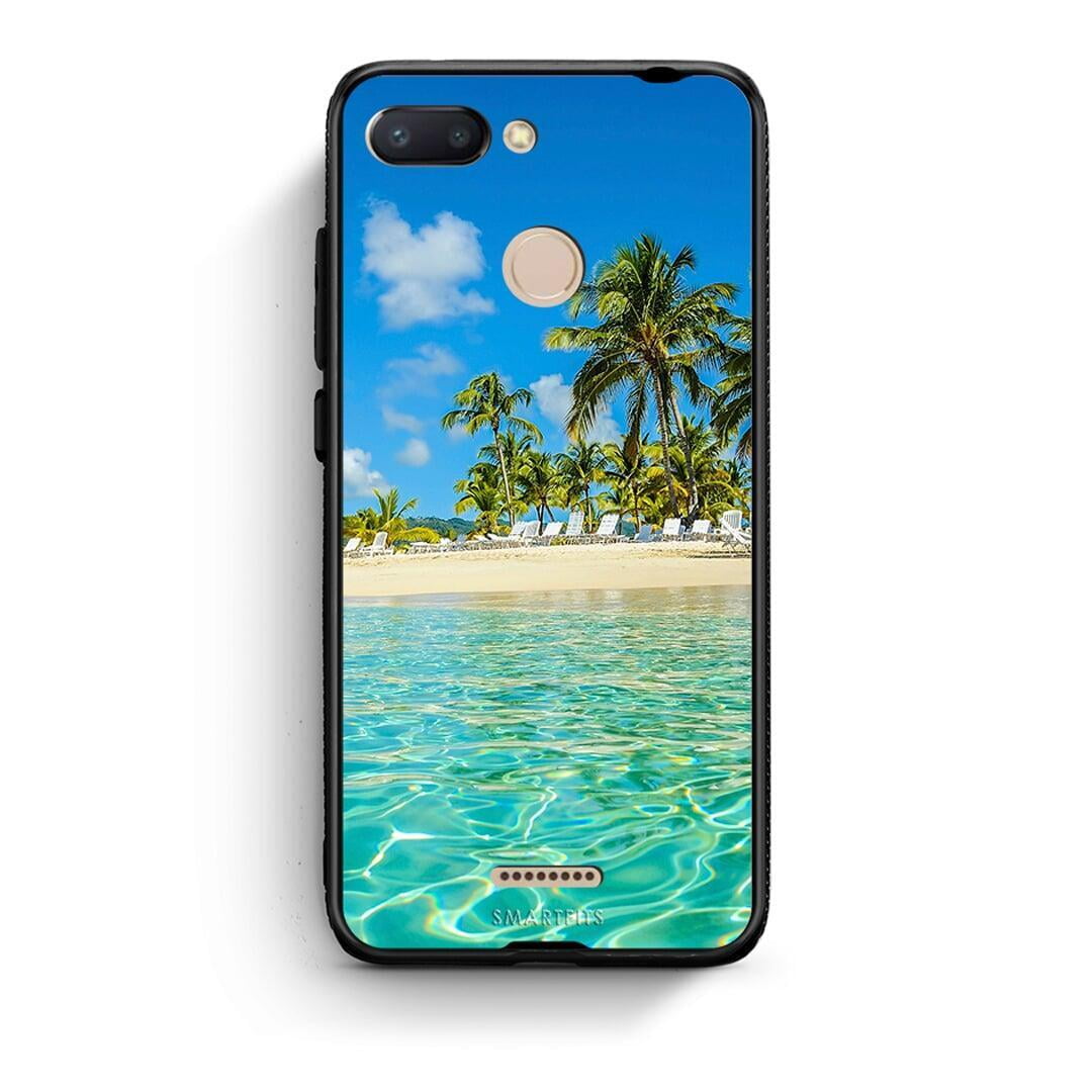 Xiaomi Redmi 6 Tropical Vibes Θήκη από τη Smartfits με σχέδιο στο πίσω μέρος και μαύρο περίβλημα | Smartphone case with colorful back and black bezels by Smartfits