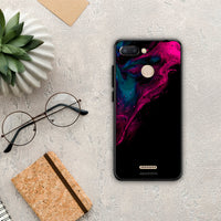 Thumbnail for Watercolor Pink Black - Xiaomi Redmi 6 case