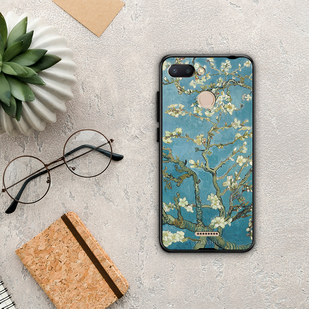 White Blossoms - Xiaomi Redmi 6 case