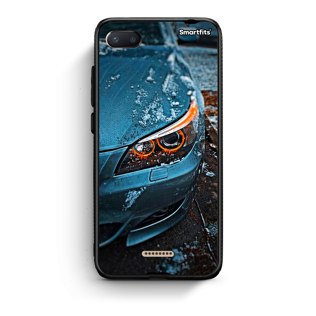 Xiaomi Redmi 6A Bmw E60 Θήκη από τη Smartfits με σχέδιο στο πίσω μέρος και μαύρο περίβλημα | Smartphone case with colorful back and black bezels by Smartfits