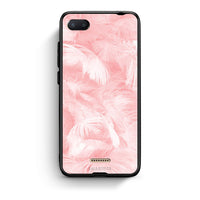 Thumbnail for 33 - Xiaomi Redmi 6A Pink Feather Boho case, cover, bumper