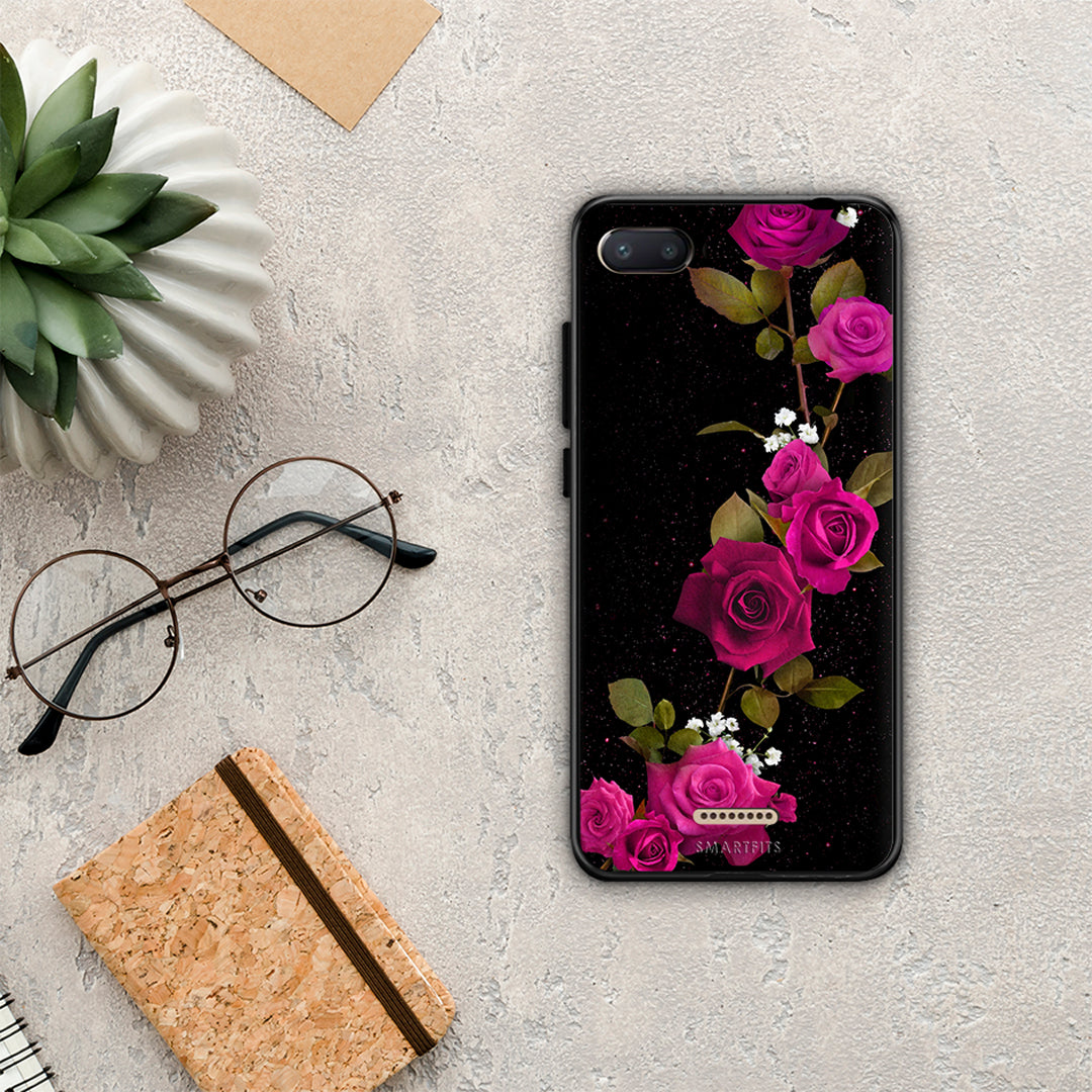 Flower Red Roses - Xiaomi Redmi 6a case