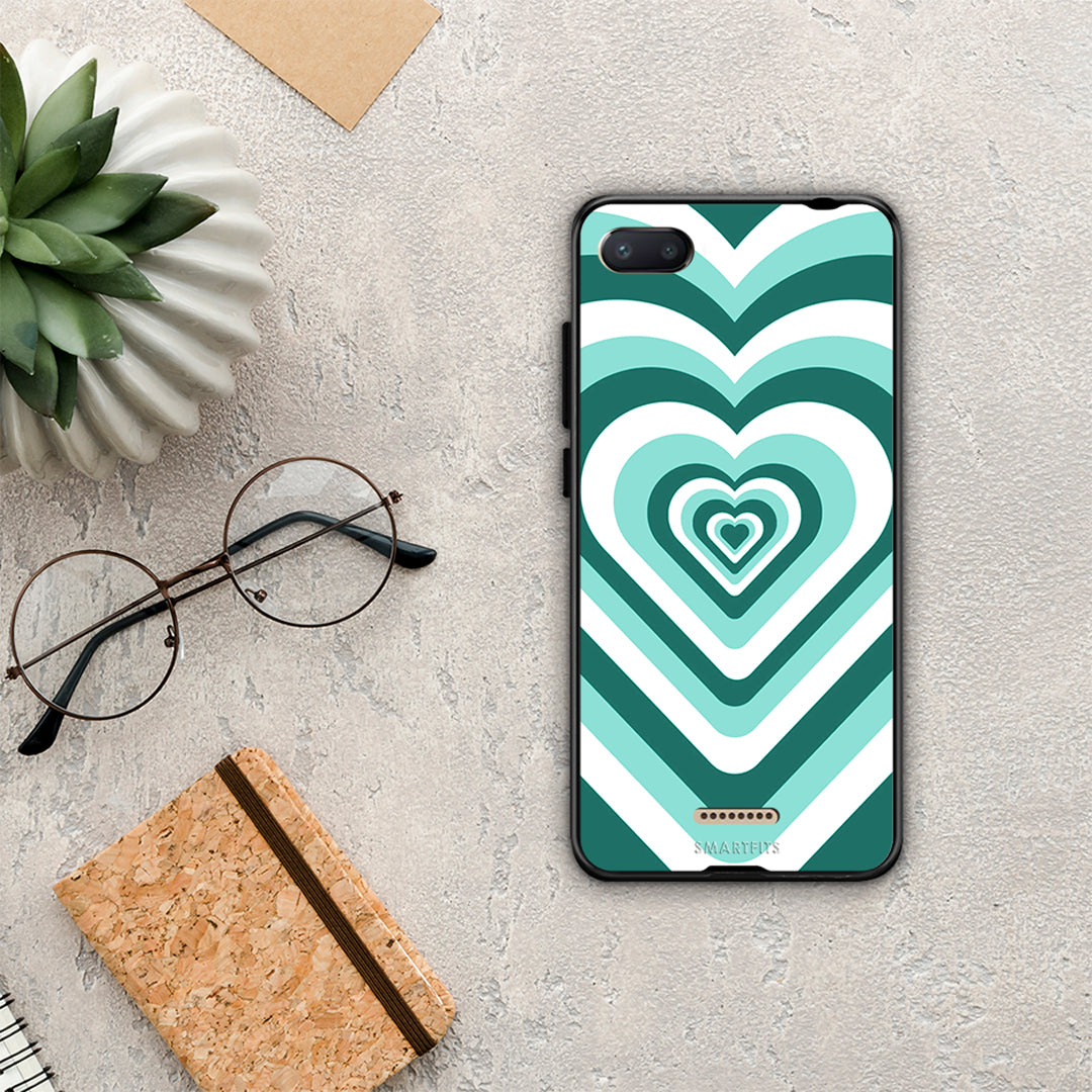 Green Hearts - Xiaomi Redmi 6A case