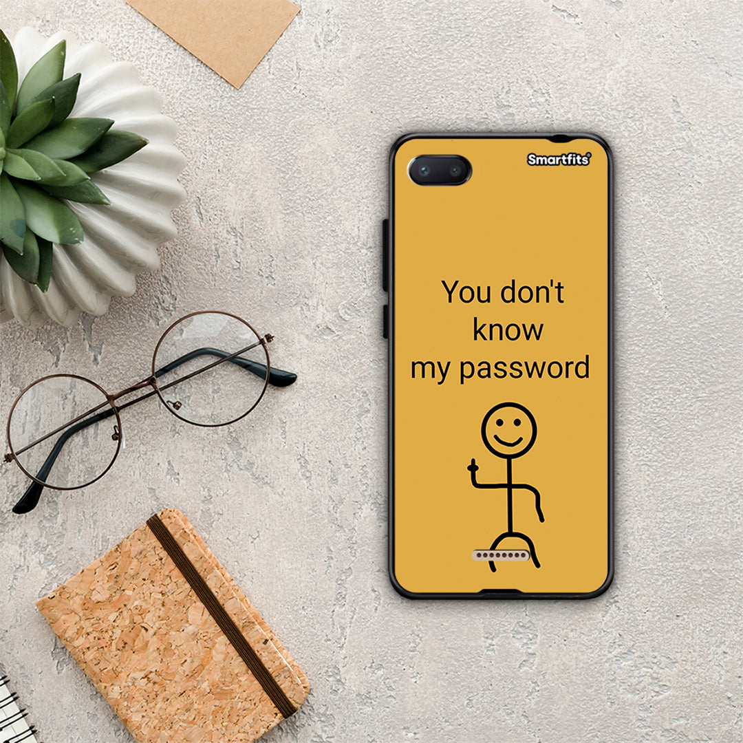 My Password - Xiaomi Redmi 6A θήκη