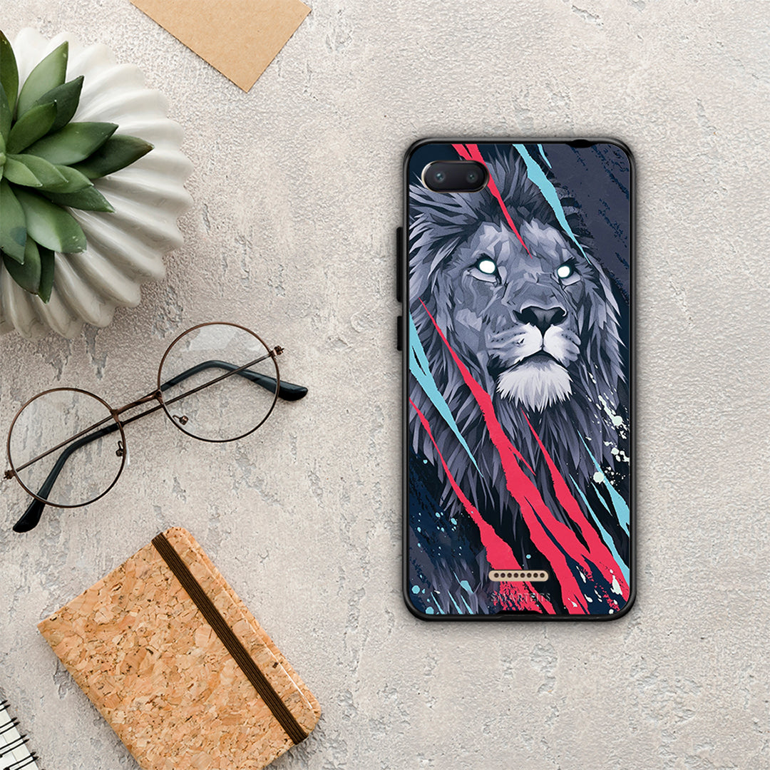 PopArt Lion Designer - Xiaomi Redmi 6A case