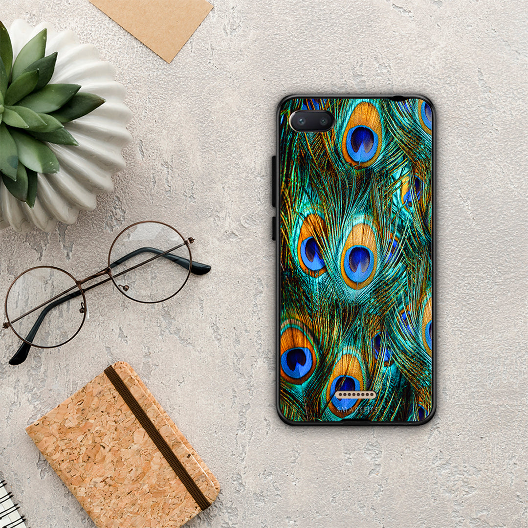 Real Peacock Feathers - Xiaomi Redmi 6A case