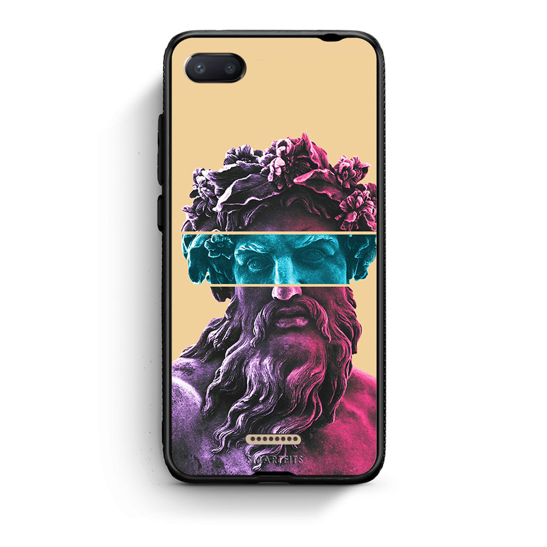 Xiaomi Redmi 6A Zeus Art Θήκη Αγίου Βαλεντίνου από τη Smartfits με σχέδιο στο πίσω μέρος και μαύρο περίβλημα | Smartphone case with colorful back and black bezels by Smartfits