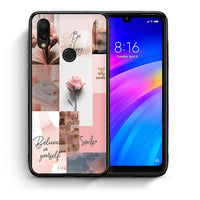 Thumbnail for Θήκη Xiaomi Redmi 7 Aesthetic Collage από τη Smartfits με σχέδιο στο πίσω μέρος και μαύρο περίβλημα | Xiaomi Redmi 7 Aesthetic Collage case with colorful back and black bezels