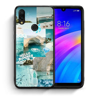 Thumbnail for Θήκη Xiaomi Redmi 7 Aesthetic Summer από τη Smartfits με σχέδιο στο πίσω μέρος και μαύρο περίβλημα | Xiaomi Redmi 7 Aesthetic Summer case with colorful back and black bezels