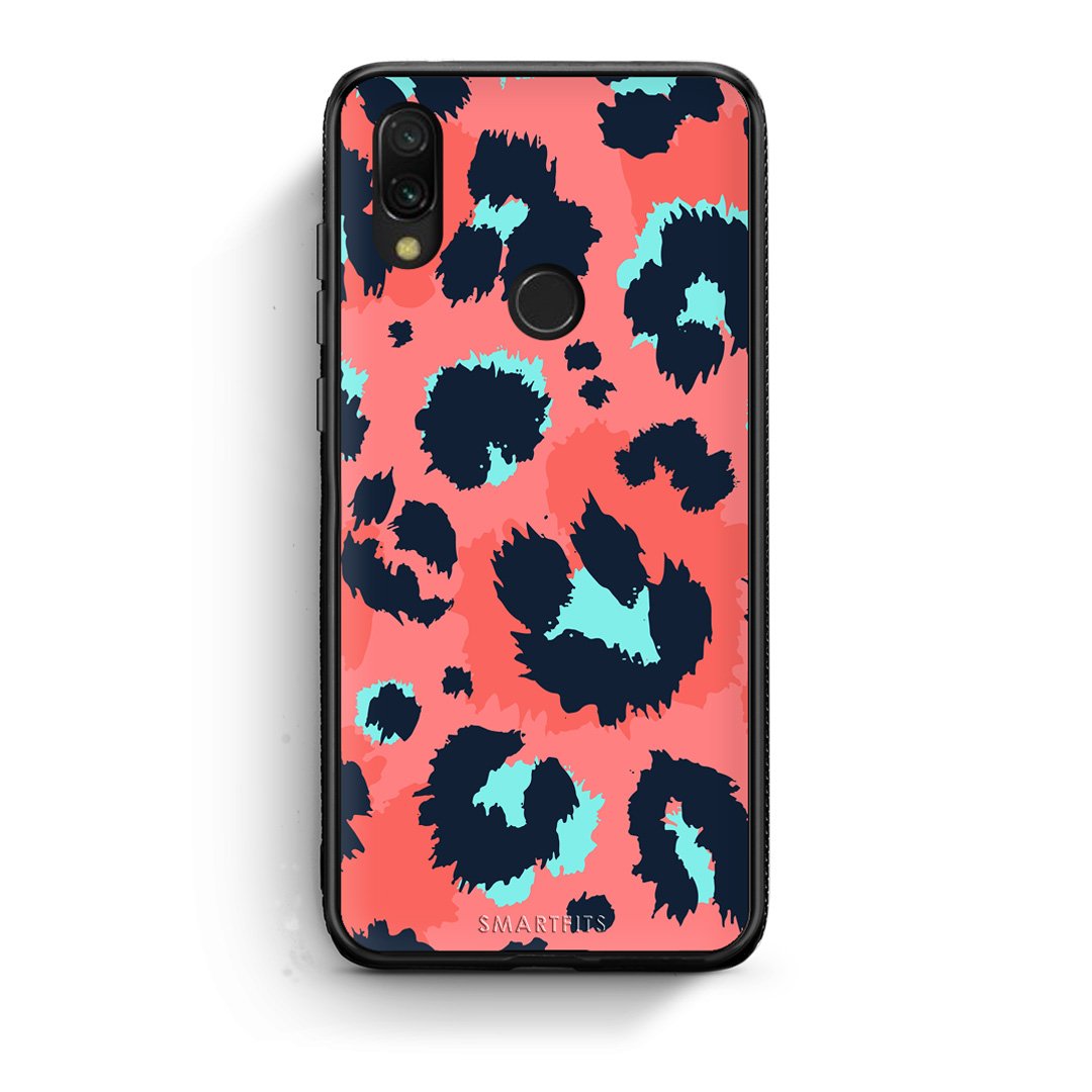 22 - Xiaomi Redmi 7 Pink Leopard Animal case, cover, bumper