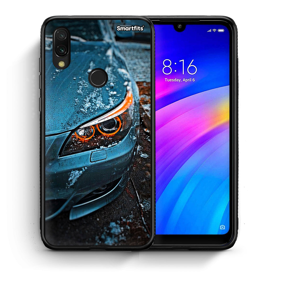 Θήκη Xiaomi Redmi 7 Bmw E60 από τη Smartfits με σχέδιο στο πίσω μέρος και μαύρο περίβλημα | Xiaomi Redmi 7 Bmw E60 case with colorful back and black bezels